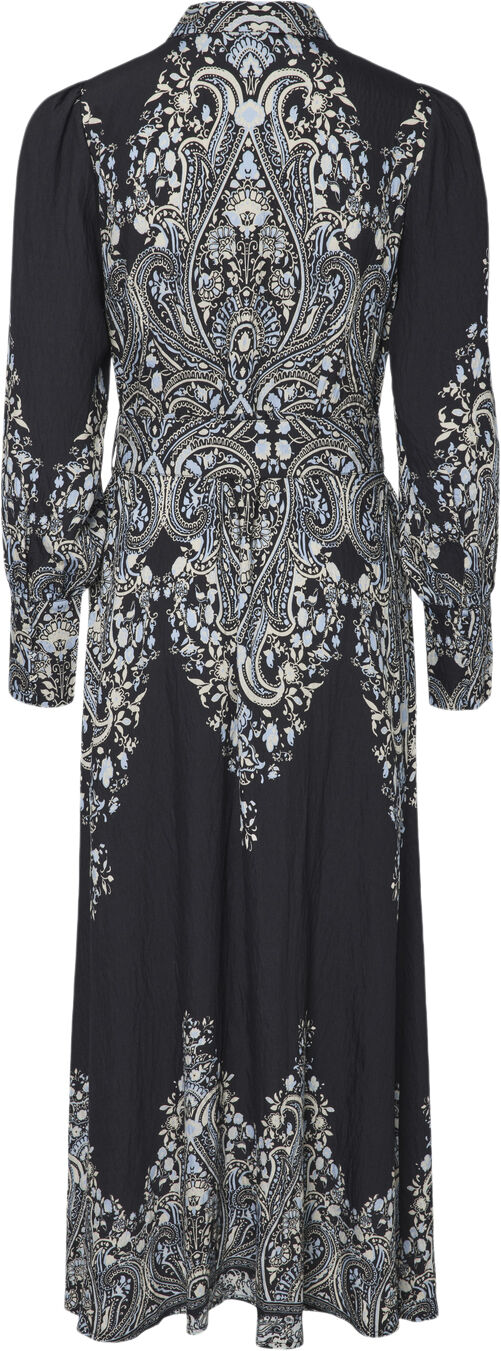 YASBIRMA LS LONG SHIRT DRESS S. - E