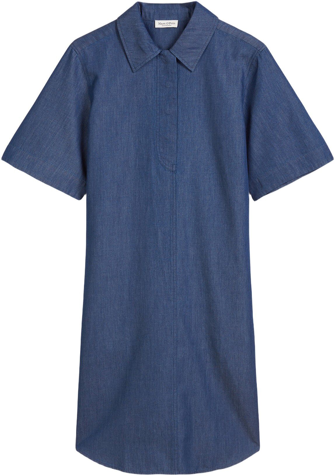 Dress, short length, shirt style, c