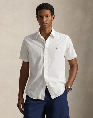 Custom Fit Seersucker Shirt