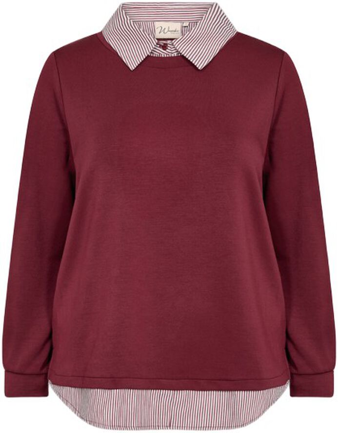 Curvy WA-SABINA 63 Sweatshirt Bordeaux