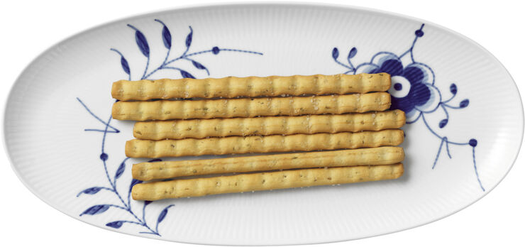 Blue Mega Fat oval 37cm