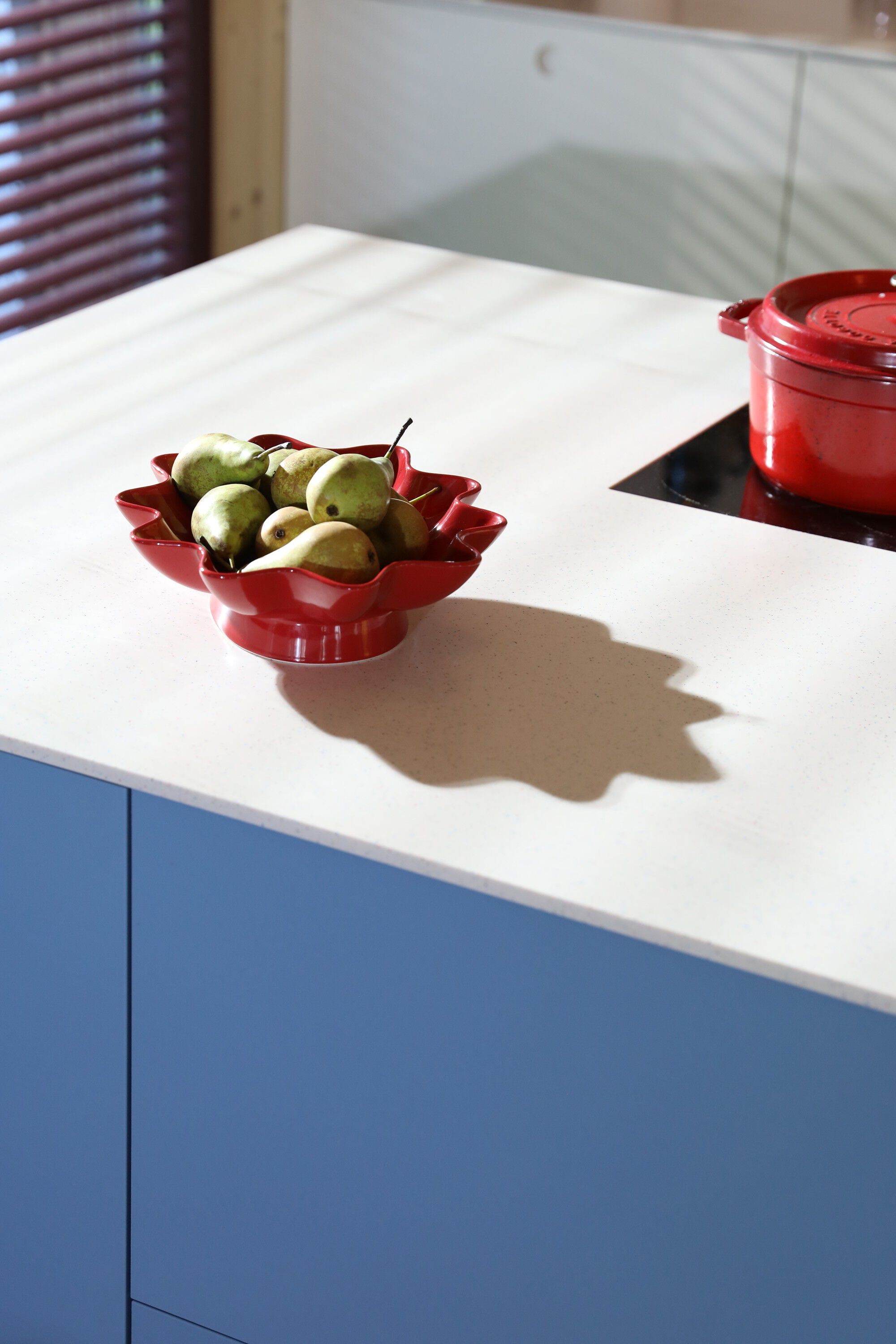 Bowl sun oval burgundy