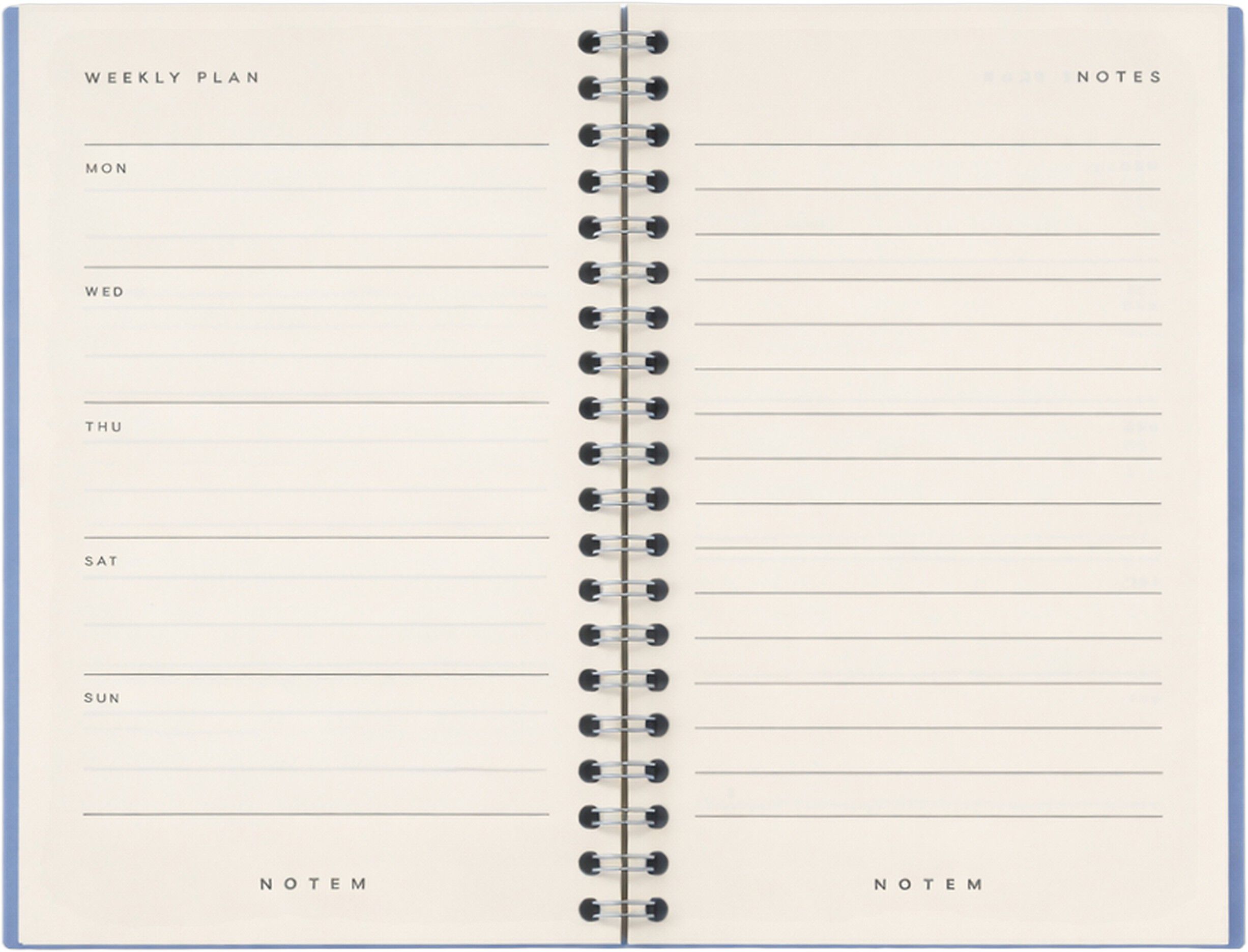 LUCA Weekly wireplanner, Red Check