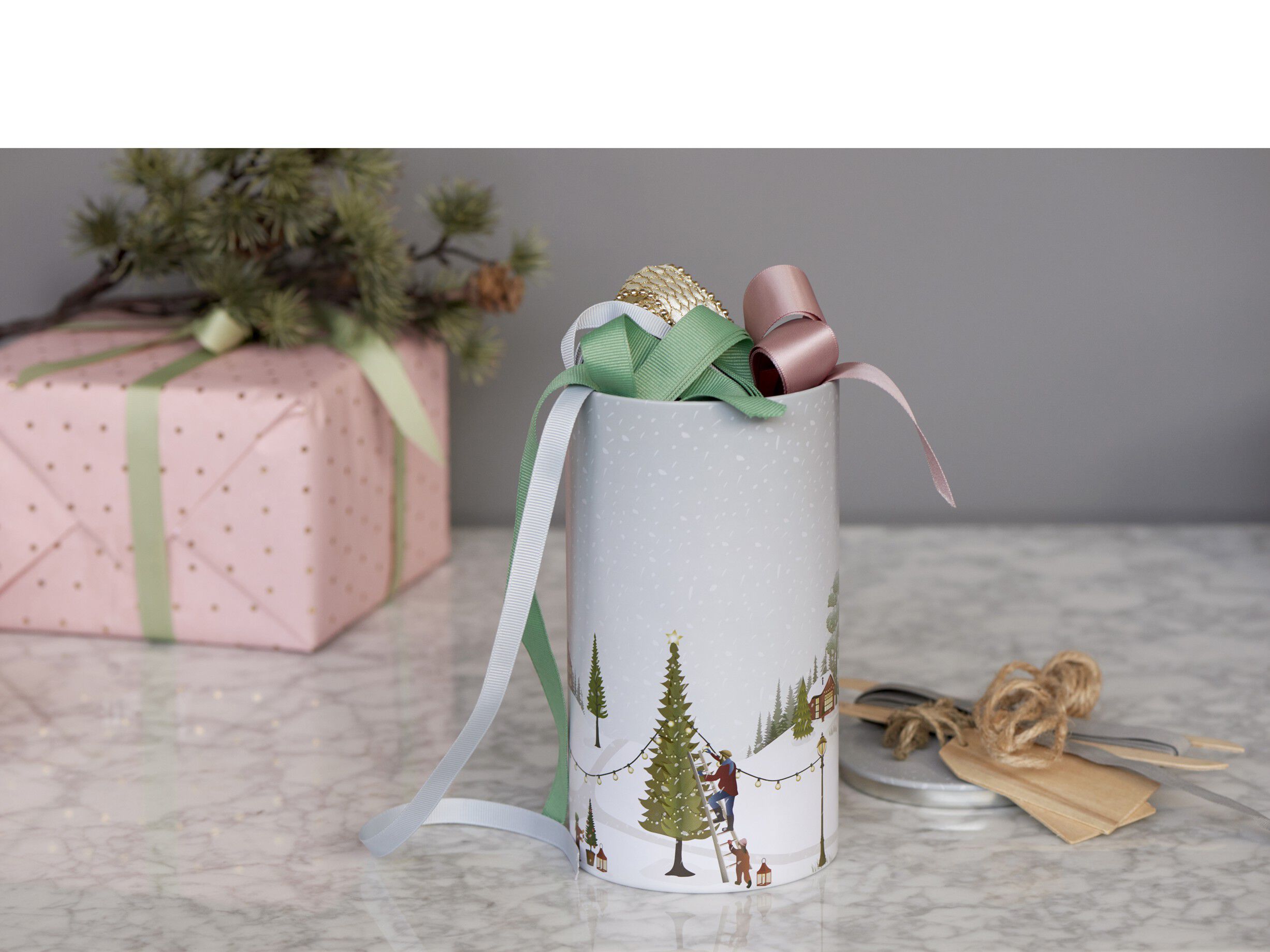 Kakburk Vinter 10 x 18,5 cm Arctic Ice Metall