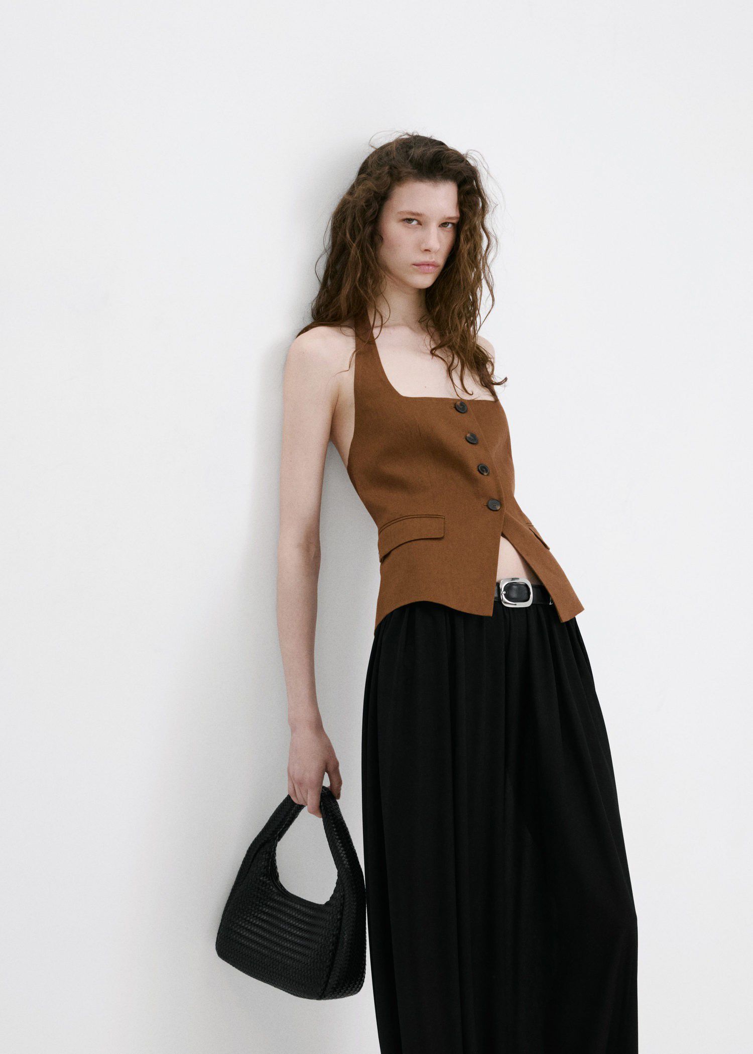 Linen suit waistcoat