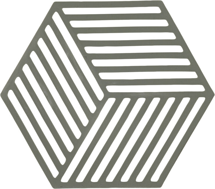 Grytunderlägg Hexagon Olive green