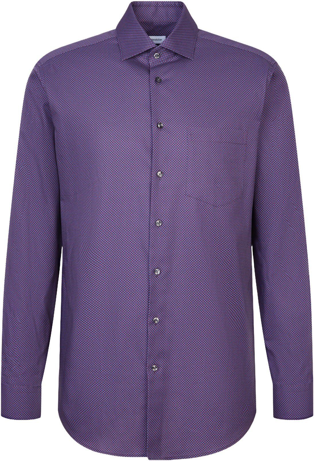 Business shirt Regular 1/1 Kent-Collar Print