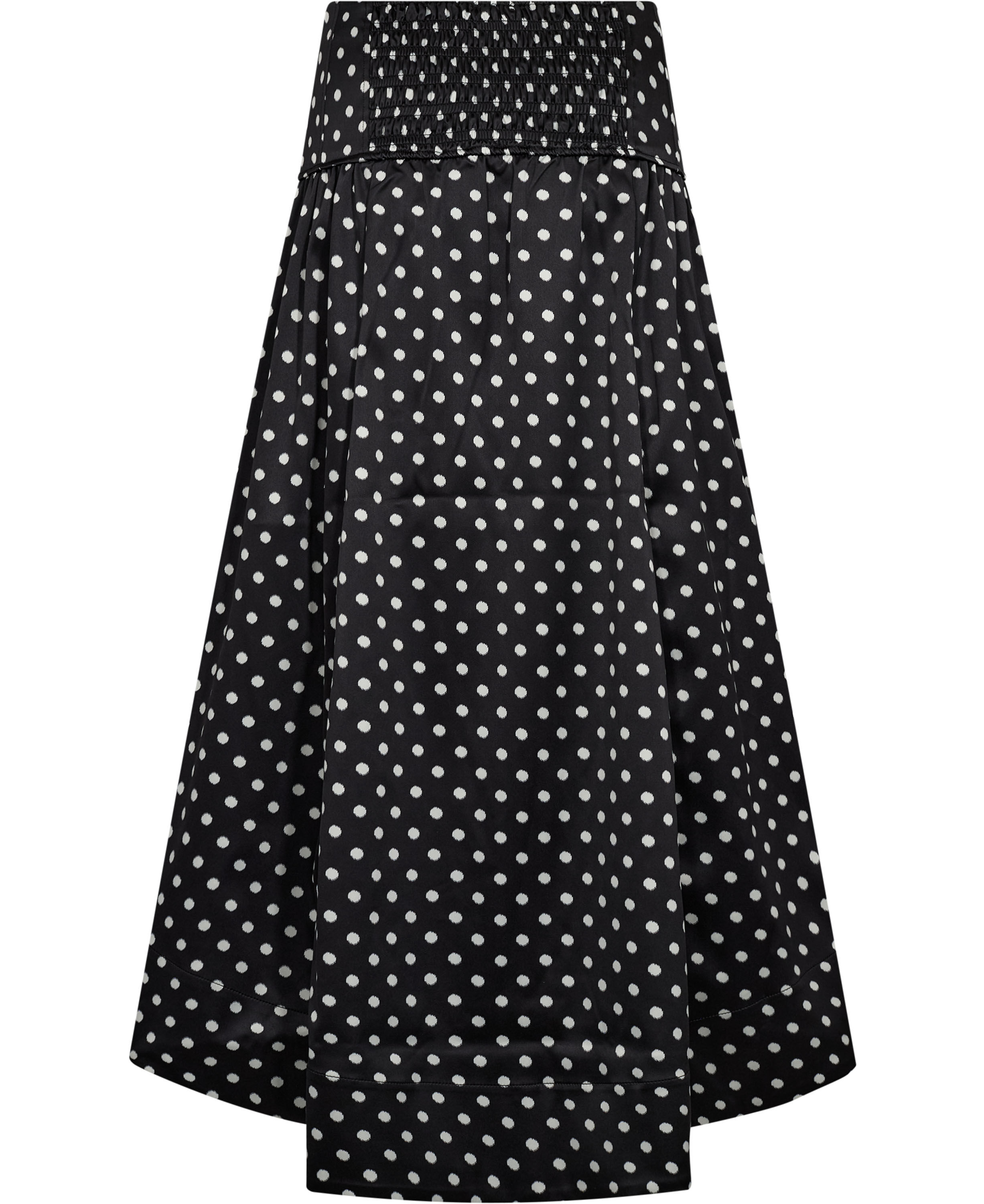 Printed Double Satin Corset Skirt