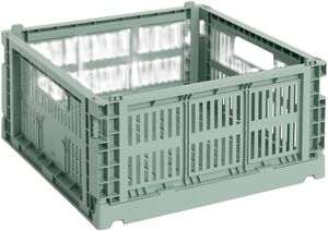 HAY Colour Crate-Medium Square-Sage green