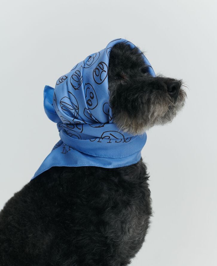 Røde Kors tørklæde - 53x53cm - 100% Silke