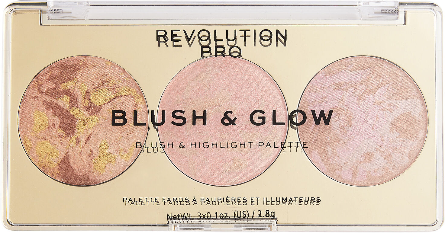 Revolution Pro Blush & Glow Palette Peach Glow