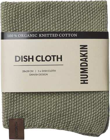 Knitted dishcloth Oak