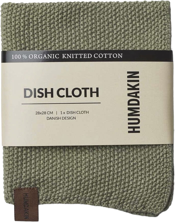 Knitted dishcloth Oak