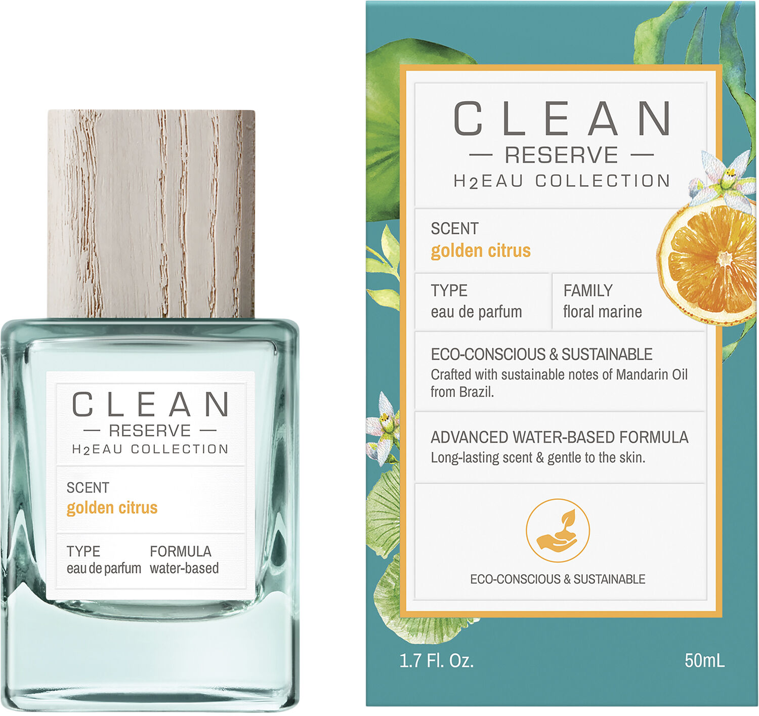 Clean Reserve H2EAU Golden Citrus EdP