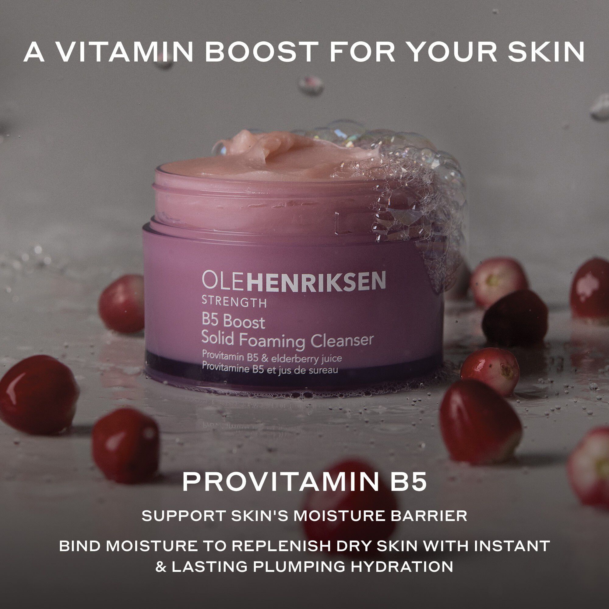 STRENGTH B5 Boost Solid Foaming Cleanser