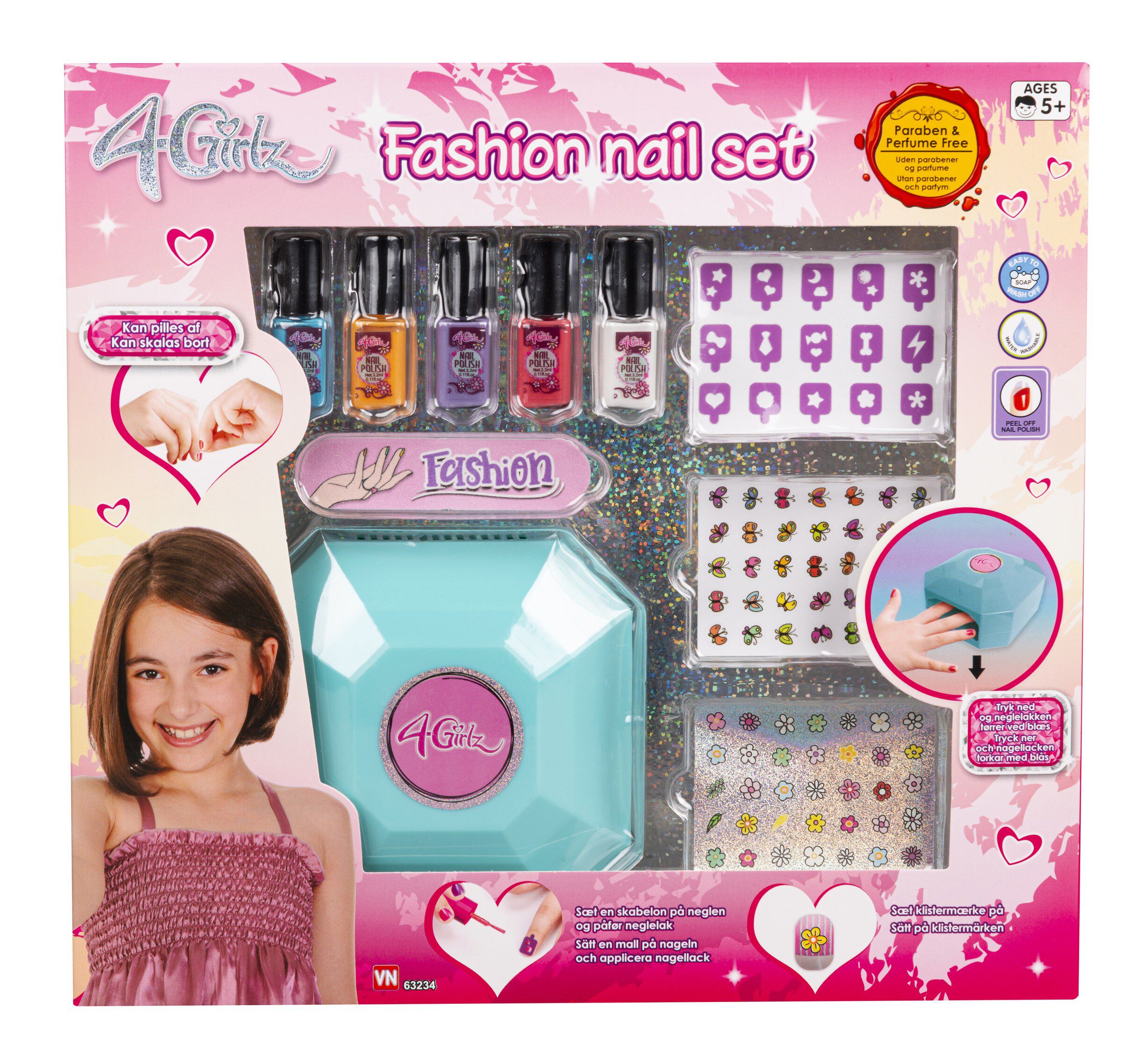 4-GIRLZ NAIL ART S&AElig;T