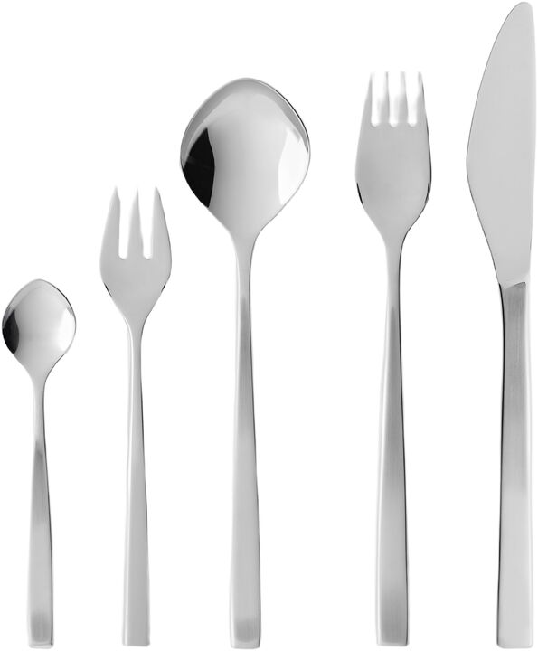 Bestickset Fuga 60 delar Matt/Blankt stål
