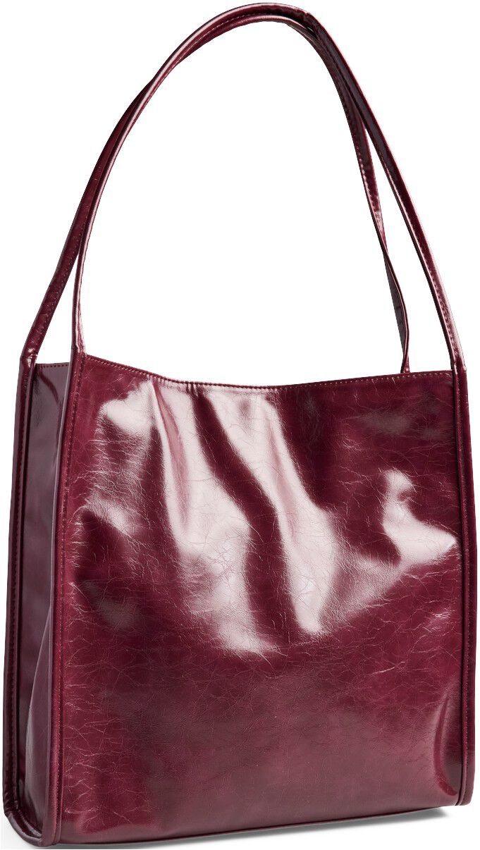 PCMALOU PATENT SHOPPING BAG WB