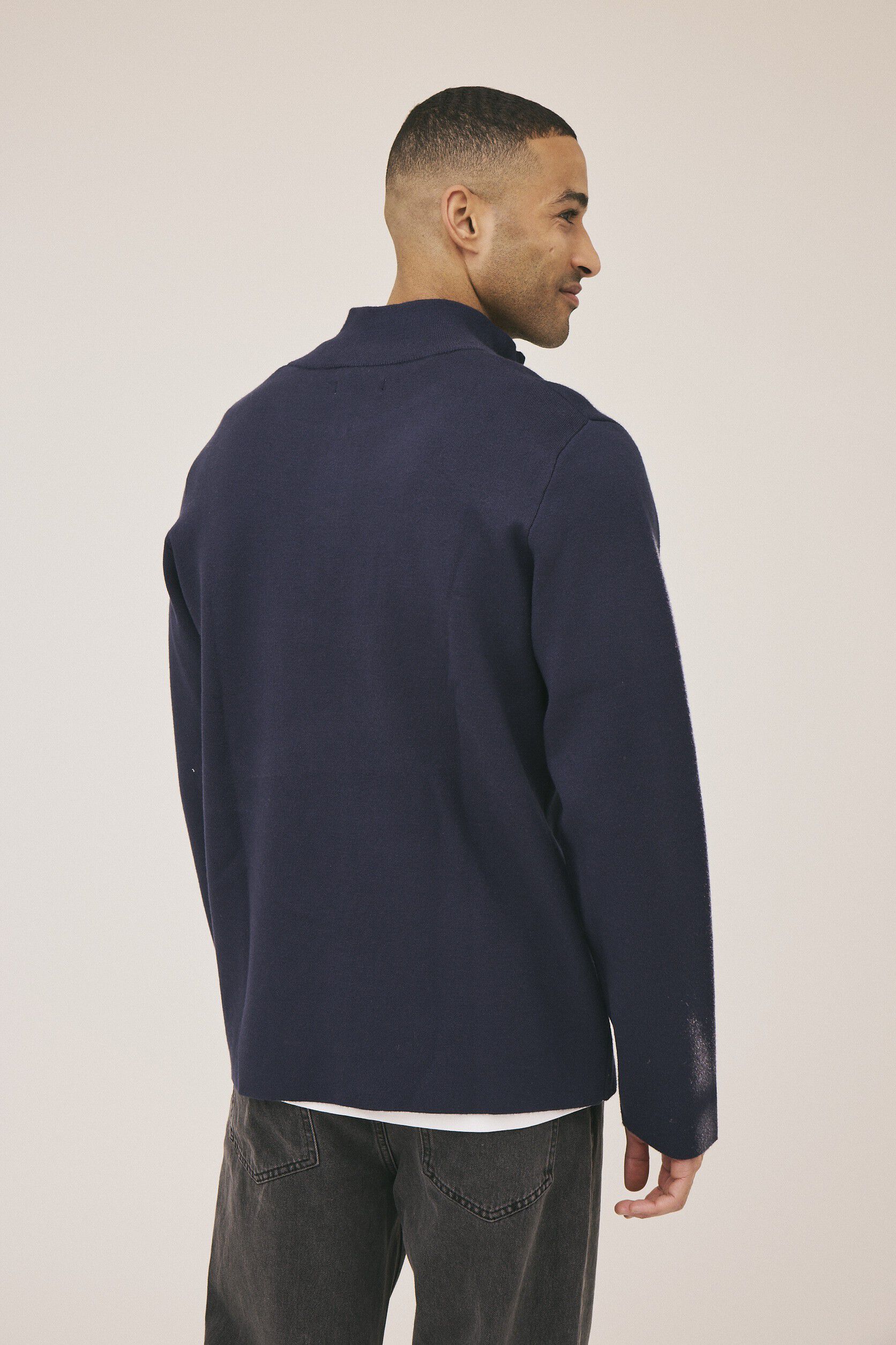 Elo half zip knit - EcoVero