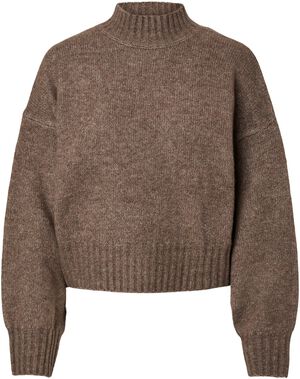 PCAICO LS SHORT HIGH NECK KNIT BC