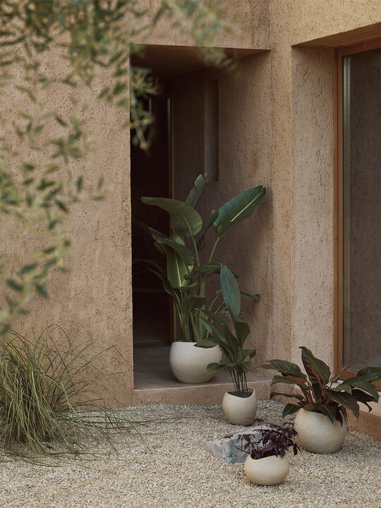 Plantas Planter, H 26, Ivory