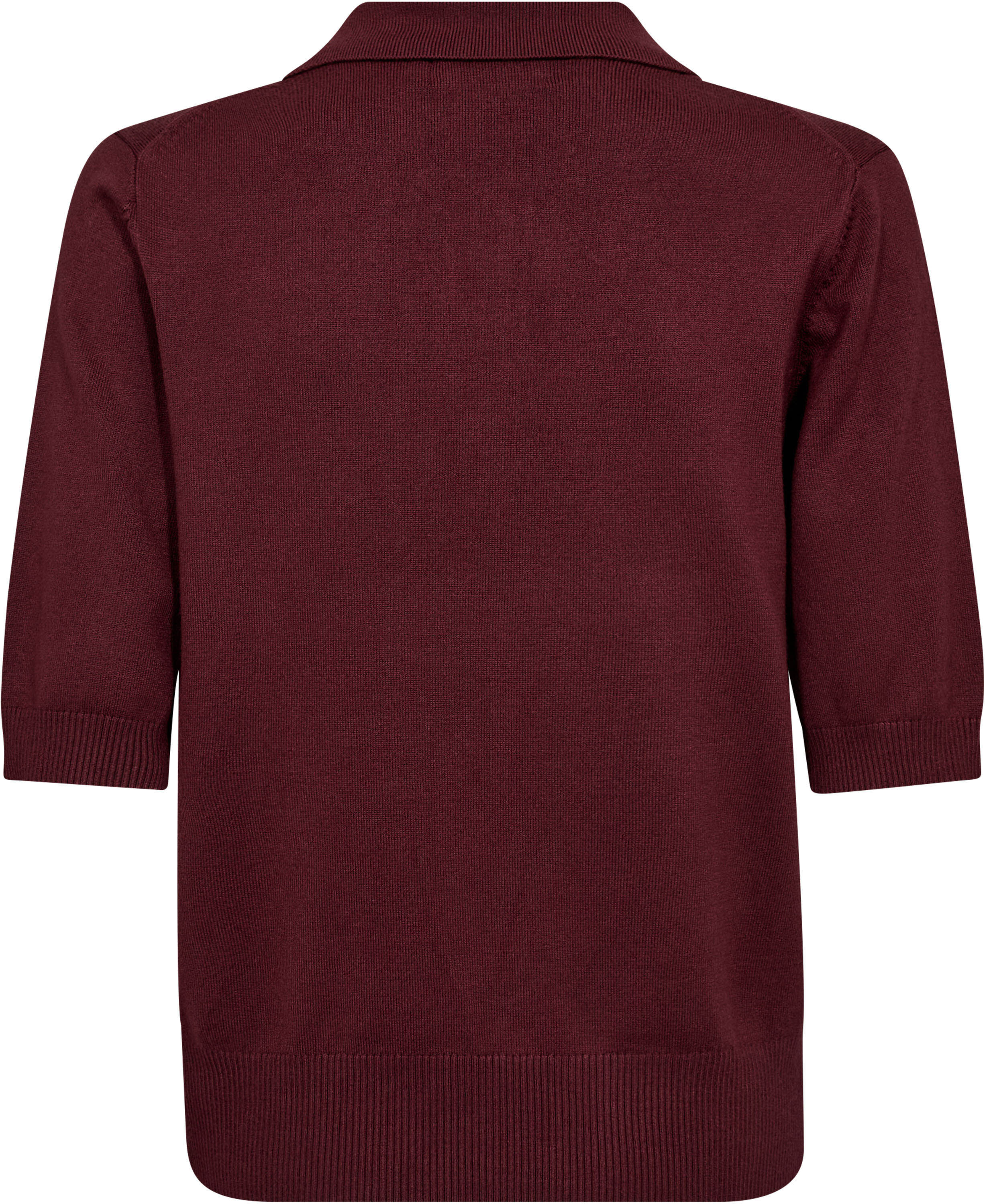 Frigga 11 Kort&aelig;rmede strik polo - Viscose LENZINGECOVERO