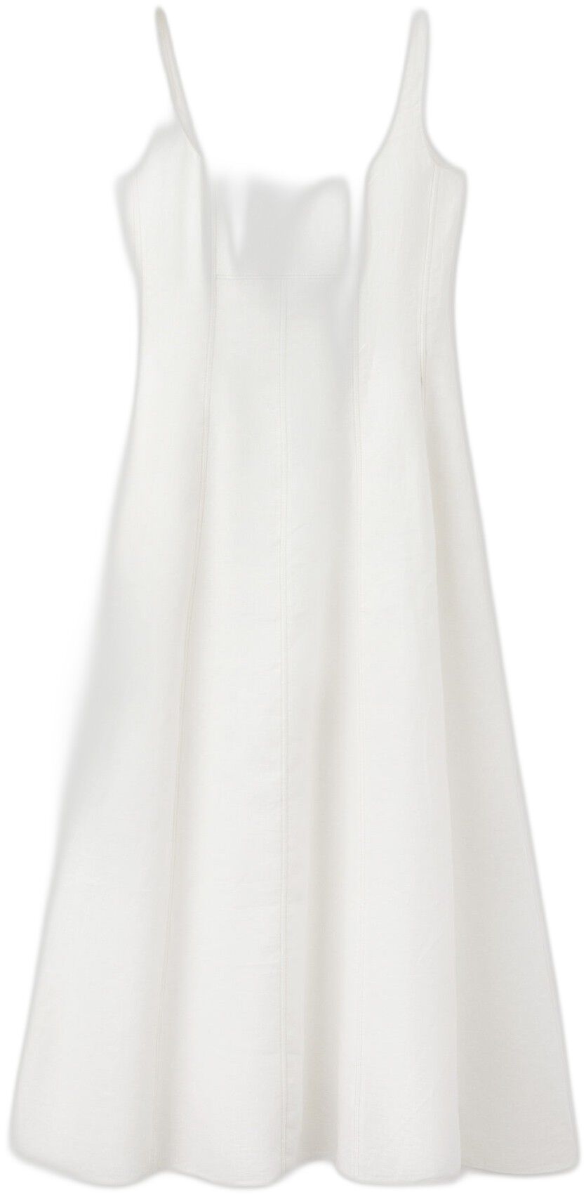 A-line linen dress