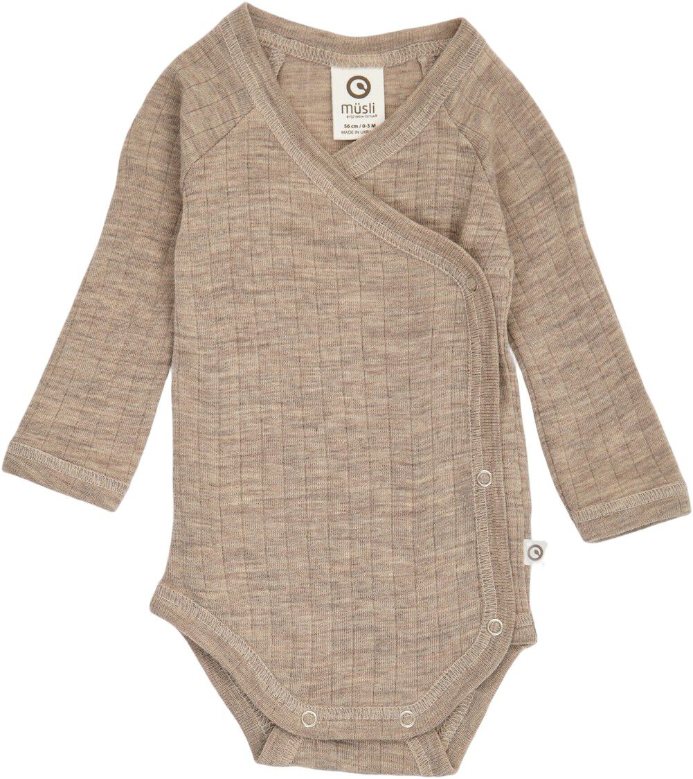 Woolly rib wrap l/s body