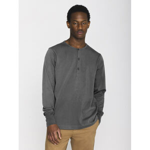 BO long sleeve henley - GOTS/Vegan