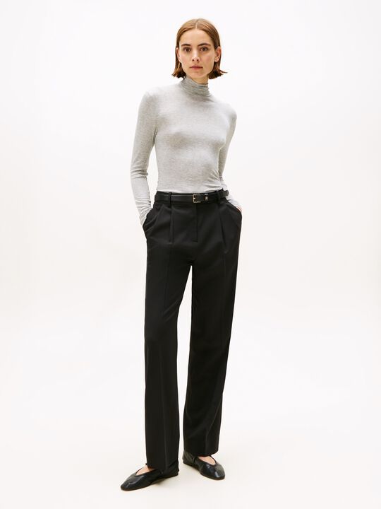 SLIM SOFT ROLL-NK LS TEE