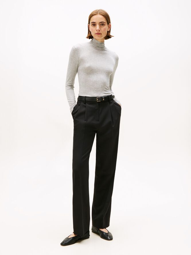 SLIM SOFT ROLL-NK LS TEE