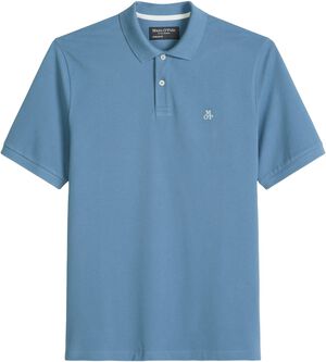 Polo shirt, short sleeve, button pl