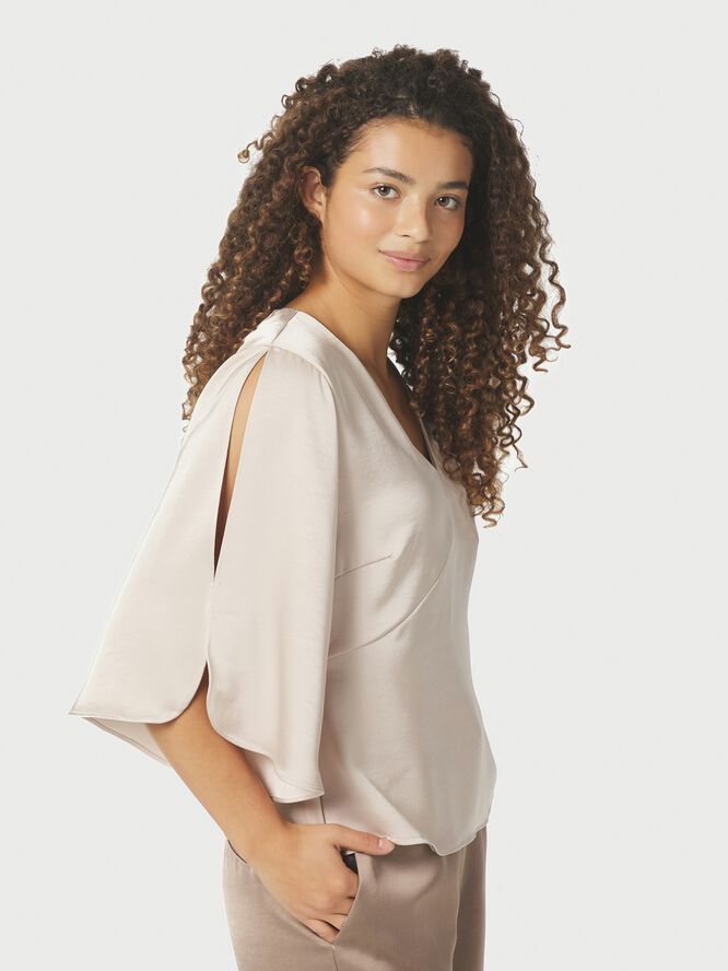 Remana Heavy Sateen Blouse