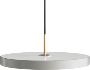 Asteria nuance mist Ø 43 x 14 cm, 2. 7m cordset