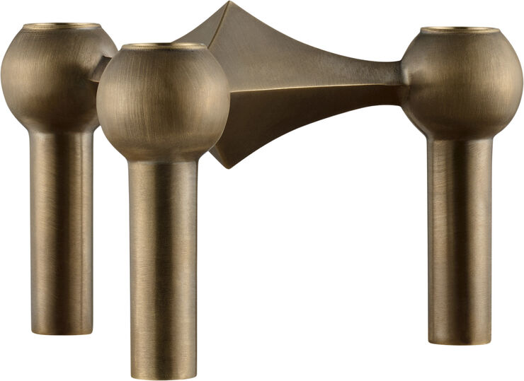 STOFF Nagel candle holder/stage - bronzed brass/bronzeret me