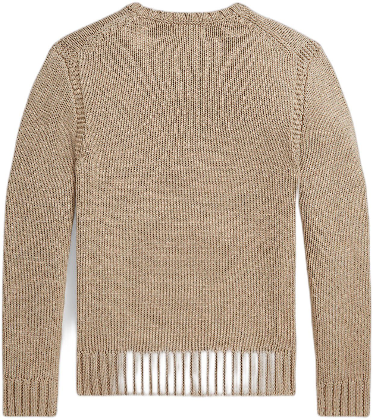 Contrast-Trim Iconic Flag Sweater