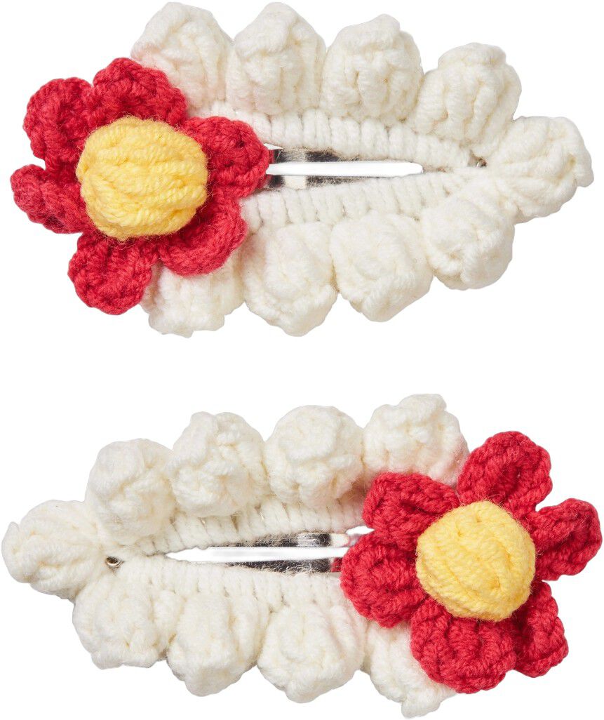 2477 Hair Accessories, Hand Crocheted Hair Clip