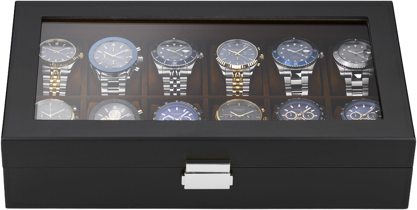 Ditur Watch Box 12 Watches Black Wood DIT0000247