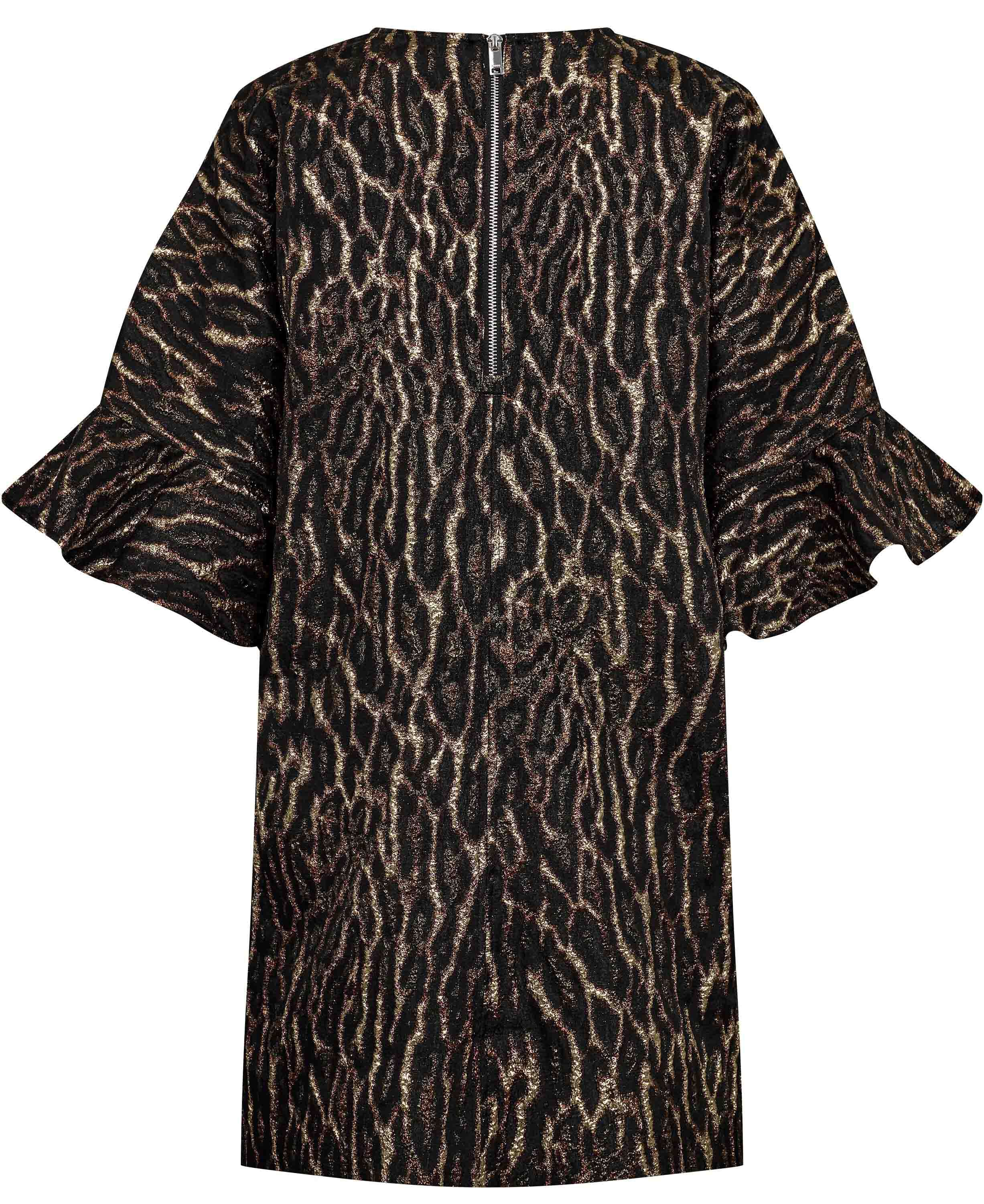 Metallic Cloque Mini Boxy Dress