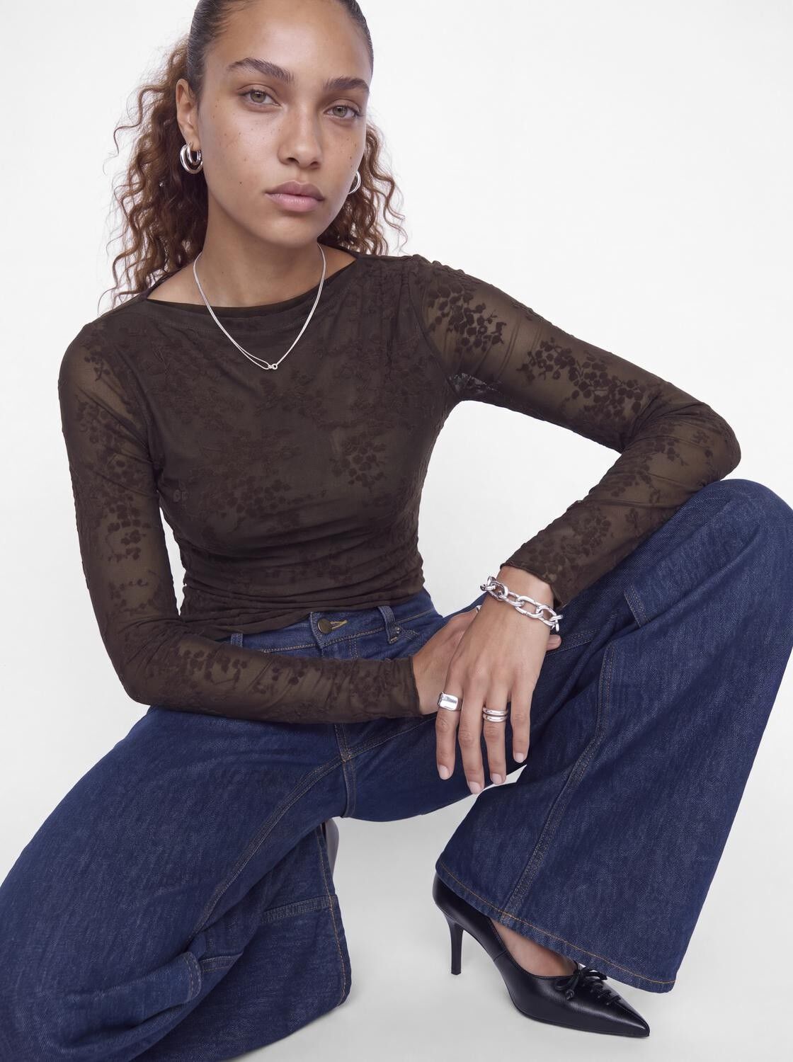 Jxjana Flock Assy Ls Top Wvn