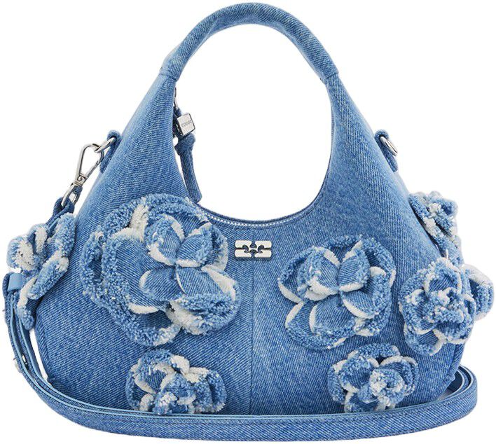Hobo Mini Denim Flowers