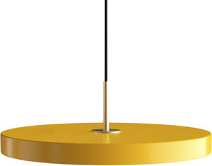 Asteria saffron yellow Ø 43 x 14 cm, 2. 7m cordset