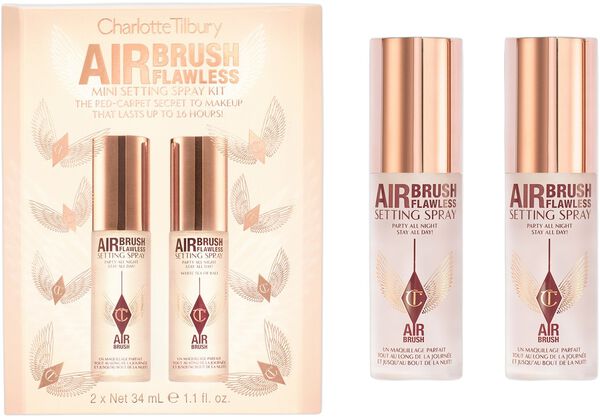 Airbrush Flawless Setting Spray  Set med setting spray
