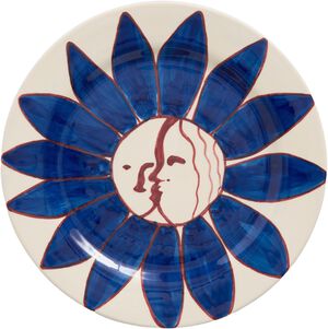 La Pittura Plate - Ø28,5 - Deep blue flower