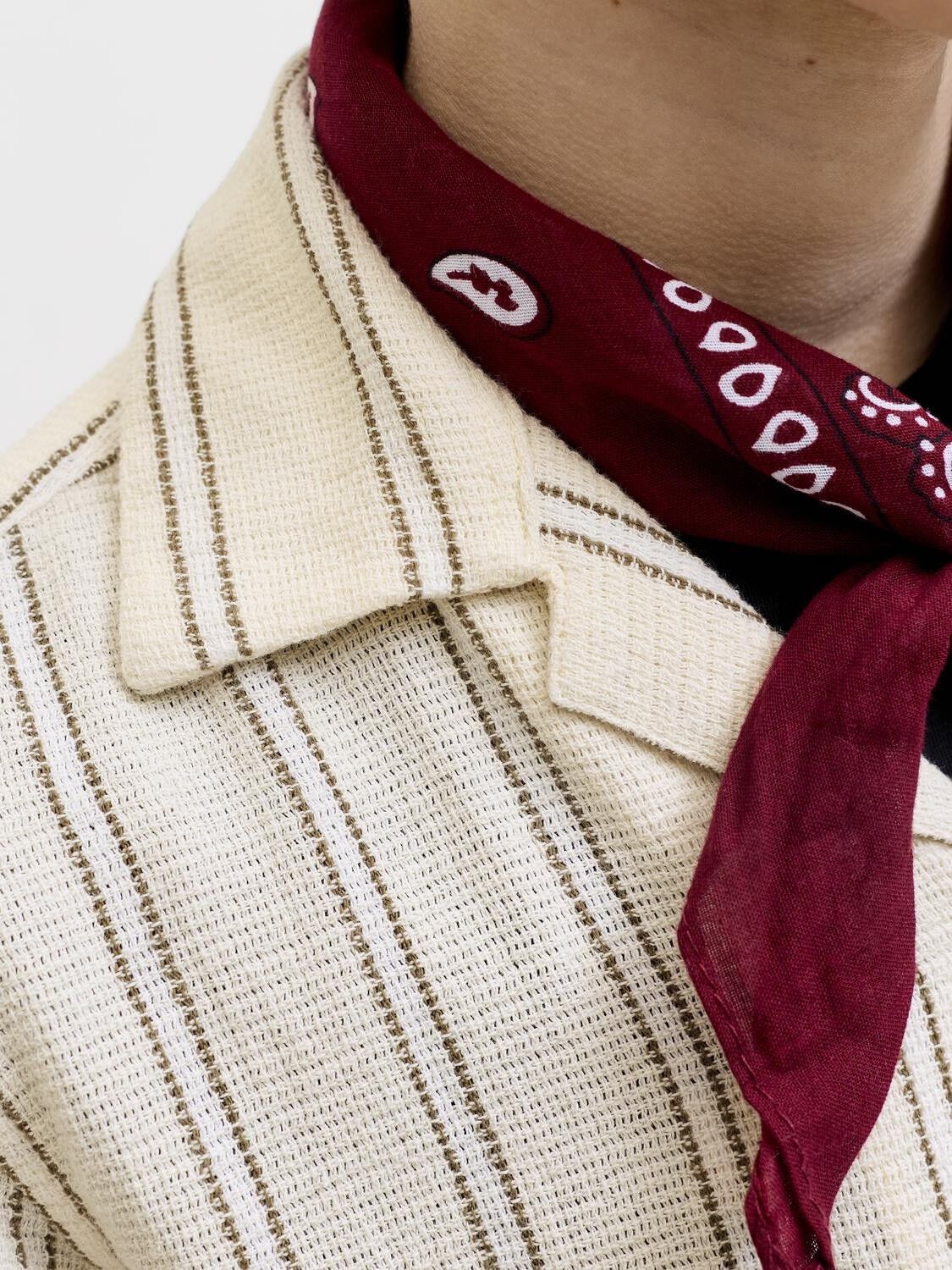 Jjecoba Stripe Resort Shirt Ss Sn Jnr