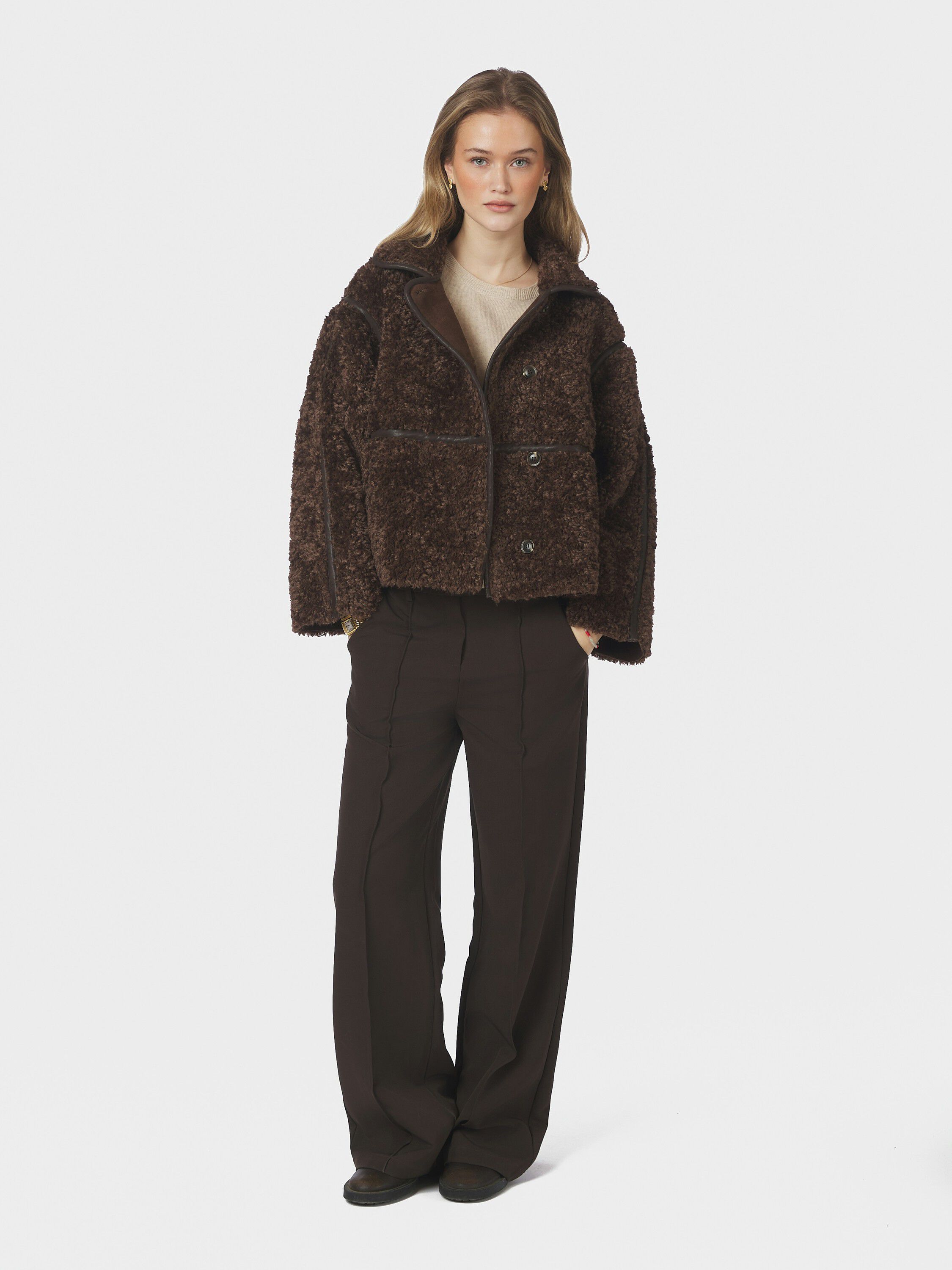 Castor Faux Fur Jacket