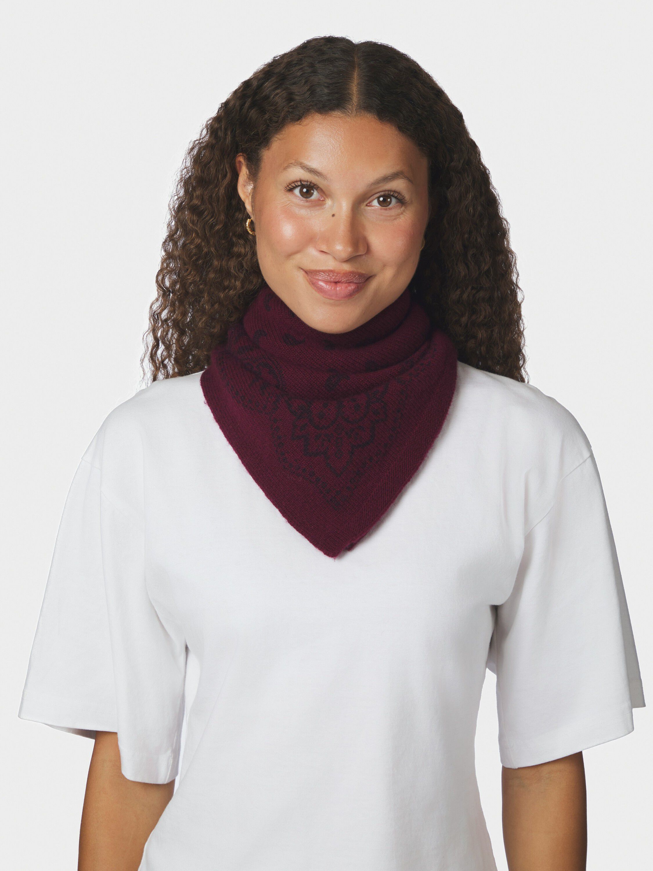 Adelina Paisley Knit Scarf