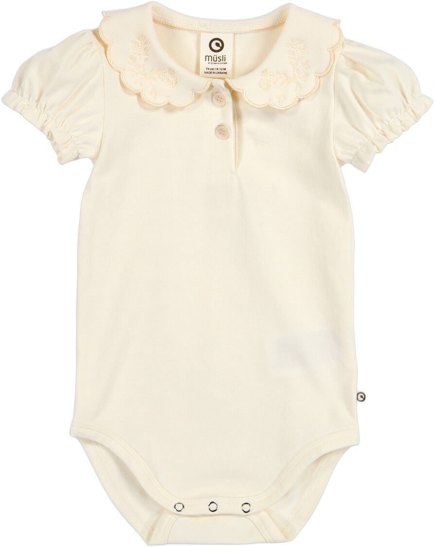 Cozy me collar puff s/s body