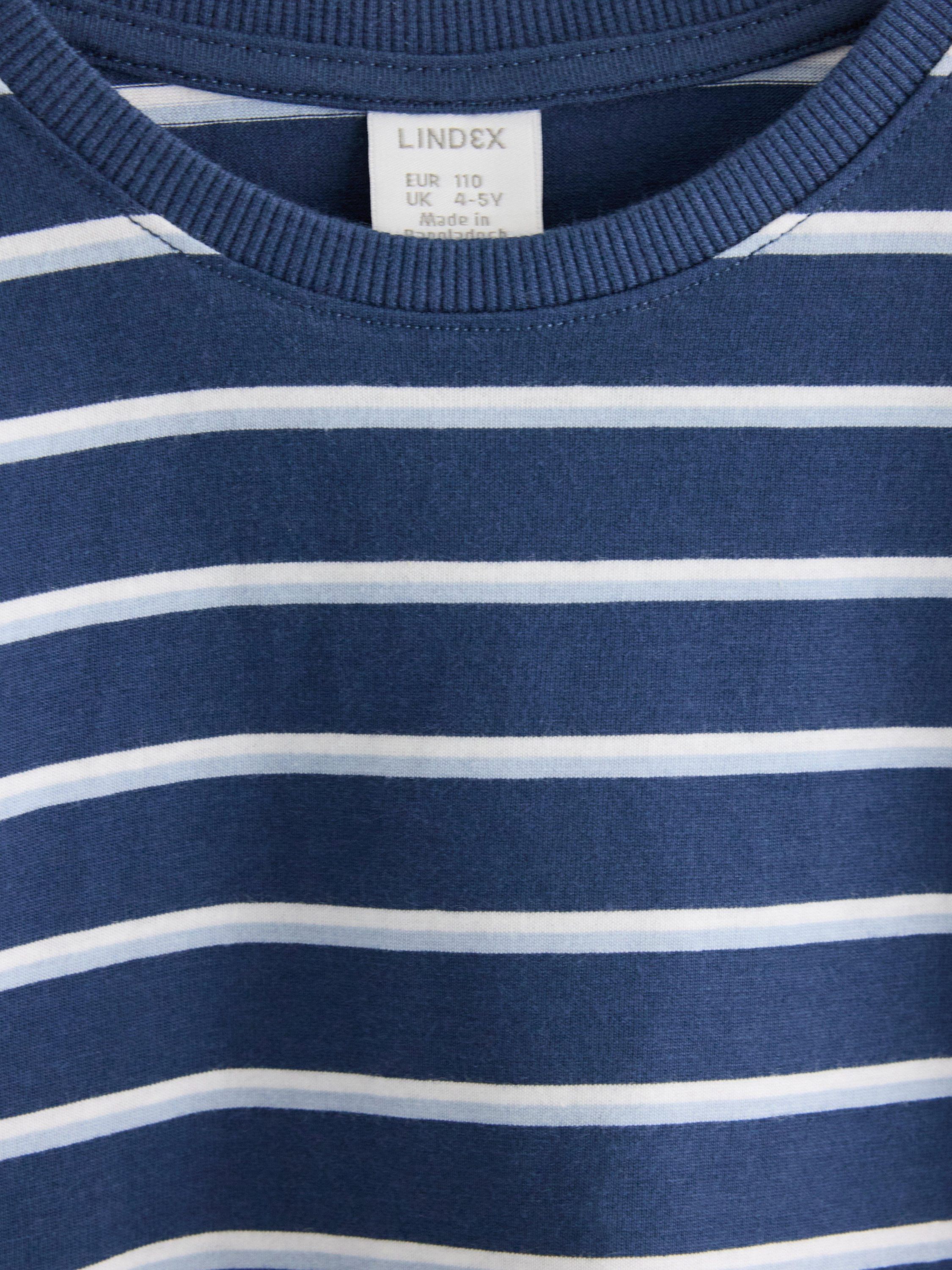 Top l s striped basic