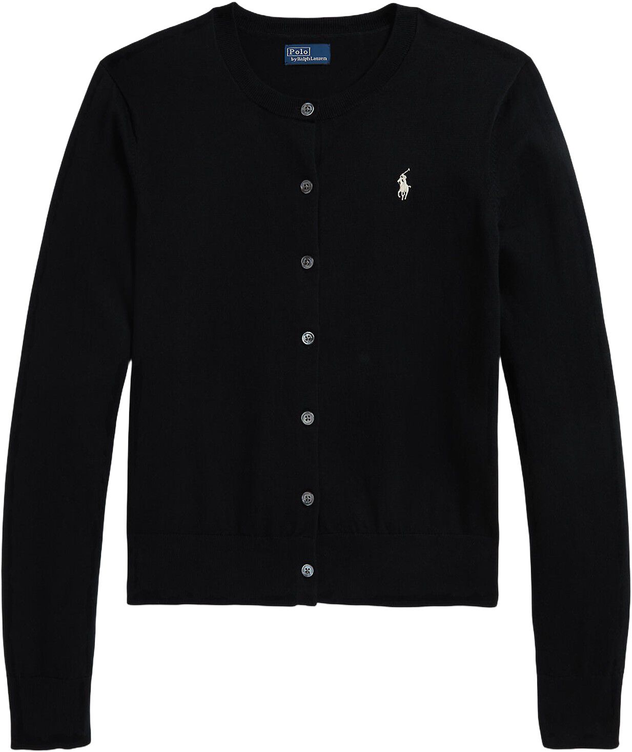 Cotton Crewneck Cardigan